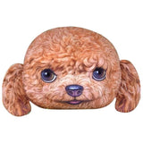 TD® Coussin en forme de Tête de Chien/ 3D Créatif Coussin mignon poupée en peluche cadeau Home Décoration Maison/ Salon canapé