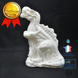 Tirelire bricolage fait à la main pour enfants graffiti grand dinosaure blanc embryon plâtre poupée étudiant cadeau d'anniver