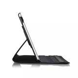 Étui pour tablette Samsung Galaxy Taba 8 pouces SM-T290/T295 Étui en cuir plat noir Support rotatif Étui de protection multi-
