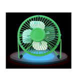 TD® ventilateur usb silencieux voiture pc bureau sur pied de bureau pour chambre oscillant leger vert pas cher design 360° puissant