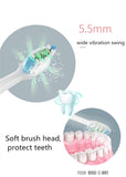 TD® Brosse à dents électrique adulte automatique voyage souple rechargeable enfants fille garçon sonique vibrante ergonomique homme