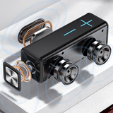 TD® Haut-parleur Bluetooth Caisson de basses sans fil Audio portable extérieur Volume fort