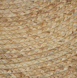 TD® Roseau d'eau à la main herbe tissée naturelle salon chambre rotin rural tissé subsisal tapis rond en jute