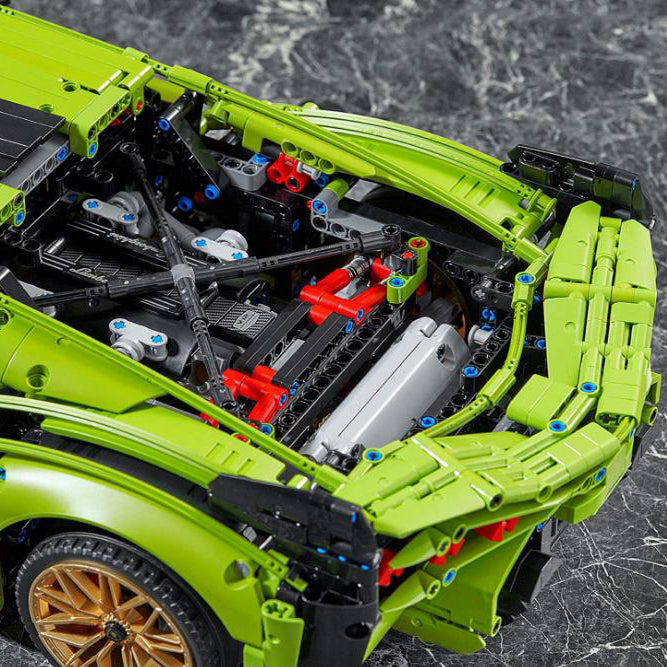 Lamborghini FKP 37 Sián bloc de construction assemblage professionnel mécanique automobile voiture réaliste qualité cadeau No
