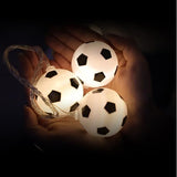 TD® 6 M 40 LED Fée Ampoule De Football Guirlande Lumineuse LED Décoration Pour Guirlande De Noël Nouvelle Année Batterie Exploité