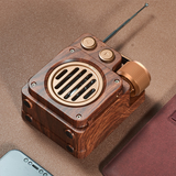 TD® Haut-parleur Bluetooth sans fil radio de haute qualité style rétro américain portable mini bureau extérieur petit haut-parleur o