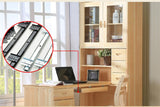 TD® Rail coulissant de tiroirs bricolage tiroir coulissement rangement meubles argentée charge pour 10 kilos dimensions de tiroirs