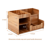 Porte-stylo en bois Rangement de bureau et classeur de tri Boîte de classement Papeterie créative pour étudiants Fournitures