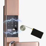 TD® Serrure intelligente maison antivol serrure de porte électronique serrure de mot de passe curseur serrure d'empreinte digitale