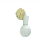 TD® 2PCS Blanc Applique Mural en Fer E27 Lampe Mural Luminaire pour Cafe,Bureau