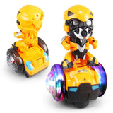 TD® Jouets pour enfants de style complet de voiture d'équilibre,lumière de voiture électrique de cascade de bourdon et jouets de mus