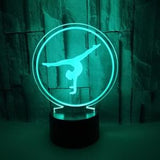 TD® Ballet 3D lumière colorée tactile visuel stéréo lumière 3D illusion 3D cadeau veilleuse