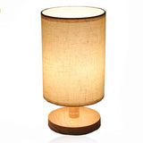 TD® Lampe de lecture de lampe de bureau design compact, veilleuse LED à base en bois avec télécommande de chargement USB