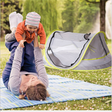 Pare-soleil de berceau pour enfants de plage mobile pliable de tente de moustique de bébé anti-ultraviolet