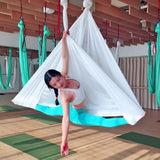 TD® Accessoires Fitness - Musculation,7*2.8M yoga hamac solide anti gravité yoga inversion Air yoga balançoire - Type Aquamarine