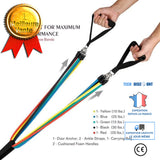 TD® Latex naturel ceinture résistance bande bandes extensibles sangles accessoires élastique gymnastique Yoga - HSJSTLDB03031