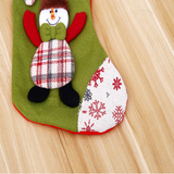 Chaussettes de Noël, objets de décoration, flocons de neige pour personnes âgées, grandes chaussettes de Noël, sacs cadeaux b