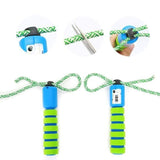 TD® Corde à Sauter pour Enfant avec Compteur intégré Corde Réglable/ Jeux enfants/ Câble pour Fitness, Boxe, Crossfit,Gym; Vert