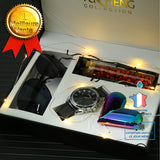 Coffret de vacances, ceinture de montre, cadeau pour petit ami, lanterne, briquet, lunettes de soleil, portefeuille, coffret