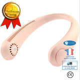 INN® Ventilateur pas de feuille suspendue ventilateur de cou portable charge usb étudiant paresseux mini ventilateur silencieux créa