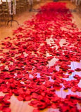 TD® Pétales de Rose artificielles célébration événement mariage matière soie belle agréable décoration couleur rouge grande fête