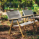 TD® Chaise pliante de camping chaise de pêche sur le terrain loisirs de plein air croquis chaise Kermit en aluminium Portable