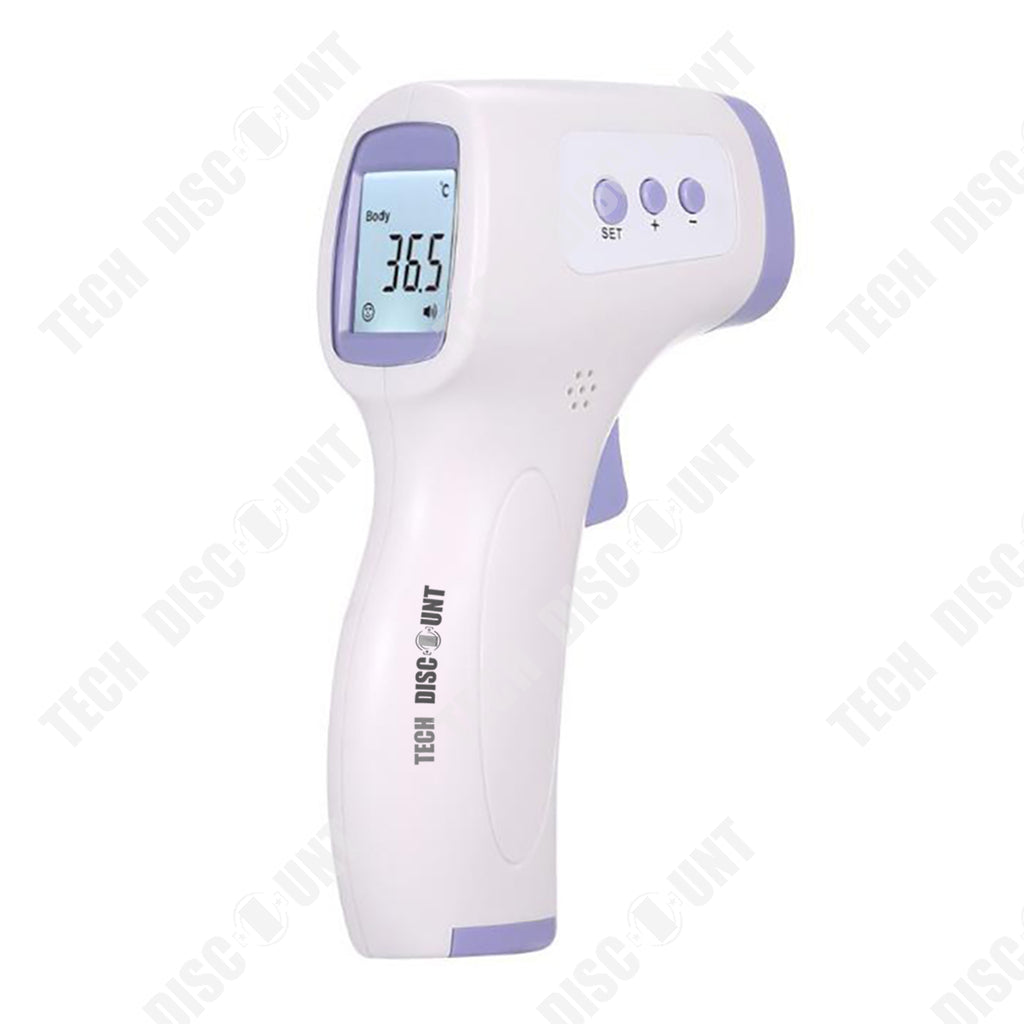 TD® Thermomètre medical électronique frontal infrarouge sans contact pour écran LCD pour adultes et enfants
