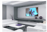 TD® Ecran de projection manuel Home cinéma vidéo projecteur films anti-pliable haute qualité visuelle HD toile 84 pouces tissu léger