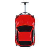 TD® Valise pour enfants modèle voiture valise bébé grande capacité étanche antivol voyage avion 50 cm couleur rouge bagage fermeture