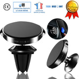 TD® Support grille aération aimant de téléphone portable voiture sortie d'air métal universel magnétique solide smartphone  fixation