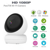 INN® Tuya Tuya caméra intelligente sans fil WiFi surveillance commande vocale HD 1080P caméra surveillance intelligente commande voc