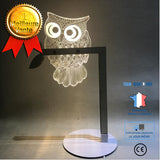 TD® Lampe Veilleuse LED 3D Enfant Lampe de nuit pour Chambre Chevet Table de Fille Fils Cadeau Déco Ambiance Créatif avec Câble USB