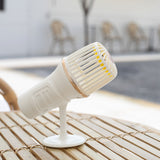TD® ventilateur de pulvérisation de microphone sur pied mini ventilateur d'humidificateur rechargeable portable usb portable