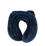 TD® Oreiller en forme de U rangement intégré en mousse à mémoire de forme oreiller de voyage portable forme de U protège-cou protège