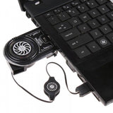 TD® Ventilateur de refroidissement USB Notebook longueur refroidir appareil cooling pad laptop cooler pour Notebook