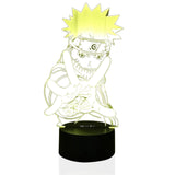 TD® Naruto Lampe Veilleuse 3D pour garçon LED 7 couleurs tactile lampe de table Cadeau E11472