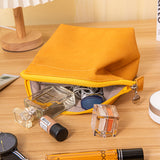 TD® Trousse de maquillage sac à main compartiment cosmétique article sac rangement voyage d'affaire étanche couleur orange sac de la