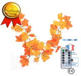 TD® Guirlande lumineuse LED Simulation feuille d'érable 10 LED 2M