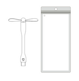INN® Petit ventilateur portable flexible usb portable créatif ordinateur alimentation mini refroidisseur ventilateur de refroidissem