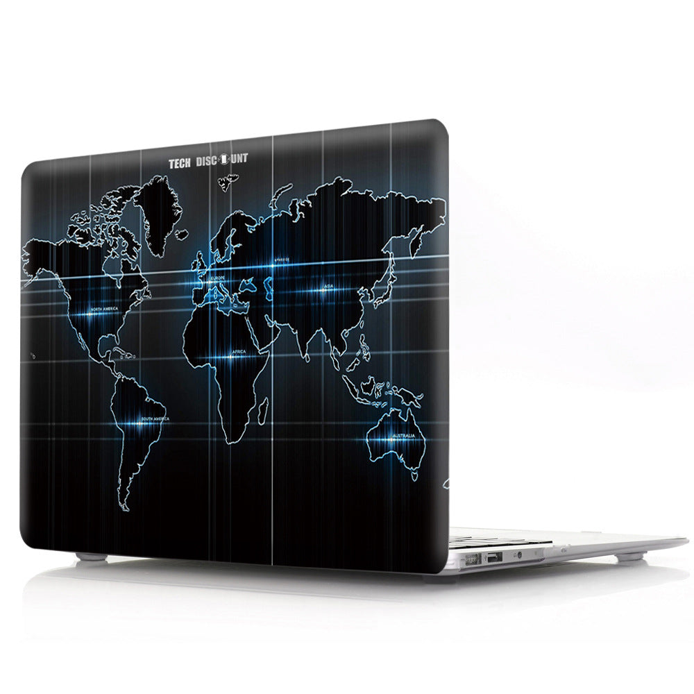 TD® Housse Coque Macbook Pro 13 pouces rétine map Etui de protectionApple Plastique Imperméable Durable Carte Rigide