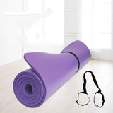 Tapis de yoga ménage simple allongé antidérapant pour hommes et femmes fitness danse en cours d'exécution tapis de yoga inson