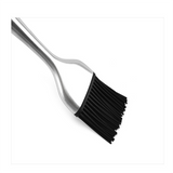 Brosse à barbecue en acier inoxydable Outil de barbecue créatif Brosse à huile Ménage Fouet en silicone