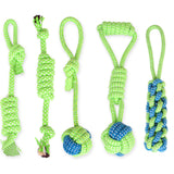 TD® Fournitures pour animaux de compagnieJouets de corde en coton pour chien,ensemble combiné de corde de nettoyage des dents pour c