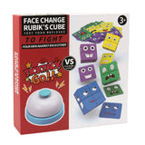 TD® Rubik's Cube qui change de visage, tu pleures et je ris, jeux de table, jouets éducatifs, jeux de jouets interactifs parent-enfa