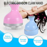 TD® Masseur de tête étanche Dragon Grab Scalp à la main Machine de massage de pétrissage bleu