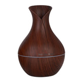 TD® Diffuseur d'arôme de grain de bois créatif humidificateur de grain de bois monté sur voiture petit diffuseur d'arôme petit vase