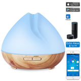 INN® Diffuseur huiles Essentielles Parfum Electrique 400ml Humidificateur d'air Ultrasonique Brume Fraiche Arôme veilleuse colorée v