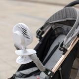 TD® Ventilateur de bureau haut et bas secouant la tête clip ventilateur charge usb pliant petit ventilateur à trois vitesses blanc