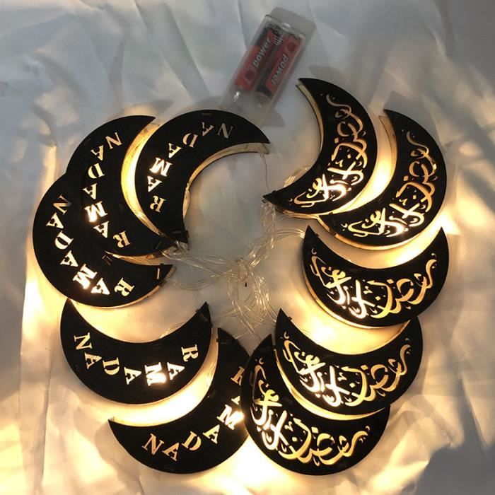 TD® Ramadan iftar vacances guirlande lumineuse LED guirlande lumineuse –