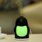 TD® Humidificateur Portable en forme de Pingouin/ Mini Lumière USB Purificateur d'air/ Décoration d'intérieur/ Mini et Pratique